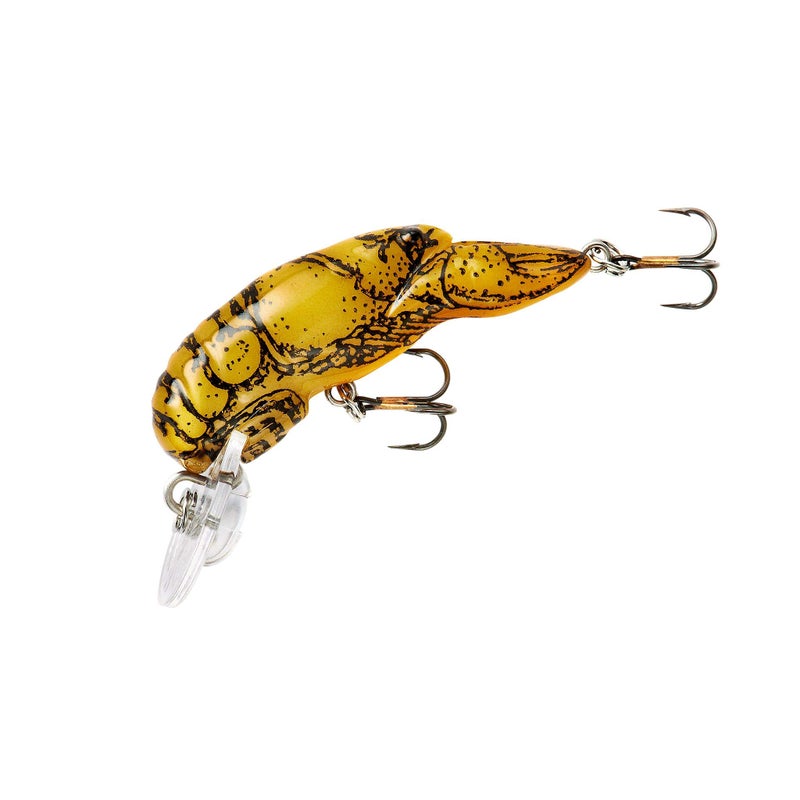 Rebel Lures Original Realistic Crawfish Crankbait Fishing Lure, Natural Tan, Teeny Wee (2-3 ft Depth)